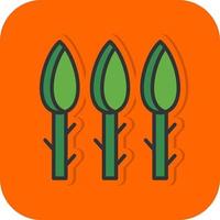 Asparagus Vector Icon Design