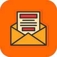 Newsletter Vector Icon Design