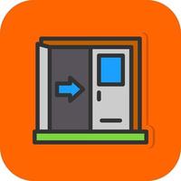 Exit Vector Icon Design