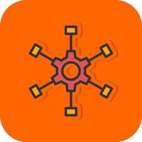 Outsource Management Vector Icon Design