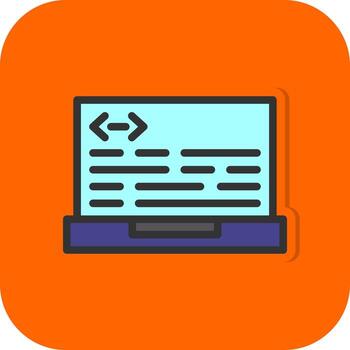 diseño de icono de vector de código de encabezado