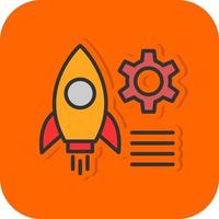 Launch Optimization Vector Icon Design