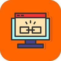 Hyperlink Vector Icon Design