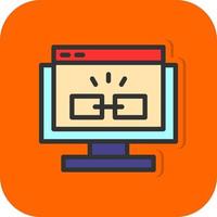 Hyperlink Vector Icon Design