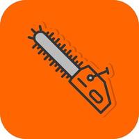 Chainsaw Vector Icon Design