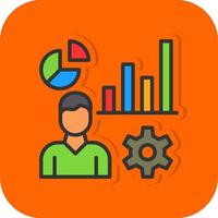 Ux Analytics Vector Icon Design