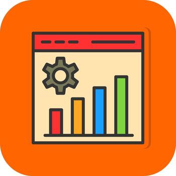 diseño de icono de vector basado en datos