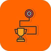 Long Range Planning Vector Icon Design