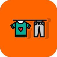 Laundry Vector Icon Design