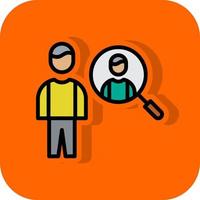Customer Discovery Vector Icon Design