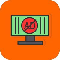 Ad Blocker Vector Icon Design