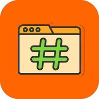 Description Tag Vector Icon Design