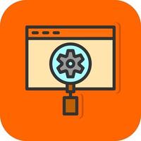 Search Engine Optimisation Vector Icon Design