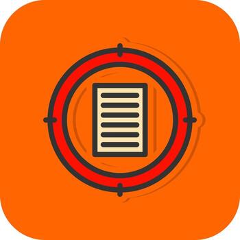 Contextual Targeting Vector Icon Design