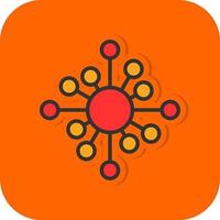 Biological Network Vector Icon Design