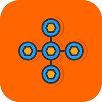 Biomolecular Interactions Vector Icon Design