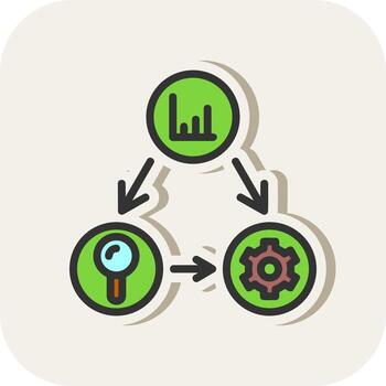 Project Scheme Vector Icon Design