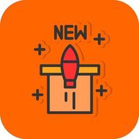 New Product Launch Vector Icon Design