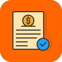 Investment Agreement Vector Icon Design