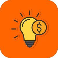 Investment Idea Vector Icon Design