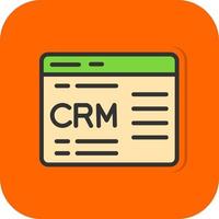 Crm Vector Icon Design