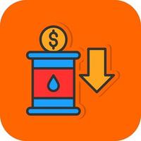 Oil Investing Vector Icon Design