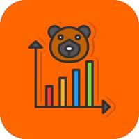 Bear Market Vector Icon Design