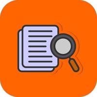 Case Study Vector Icon Design