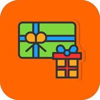 Gift Card Vector Icon Design