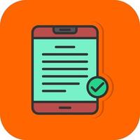 Digital Contract Vector Icon Design