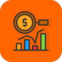 Analytics Vector Icon Design