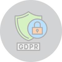 Gdpr Lawsuit Vector Icon Design