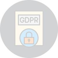 Gdpr Policy Vector Icon Design