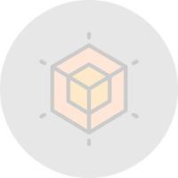 3D Modeling Vector Icon Design