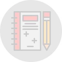 Notebook Vector Icon Design