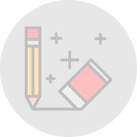 Eraser Vector Icon Design