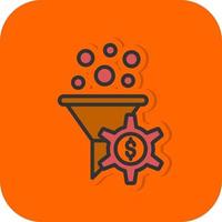 Conversion Rate Optimization Vector Icon Design
