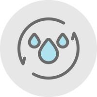 Save Water Vector Icon Design