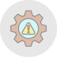 Risk Management Vector Icon Design