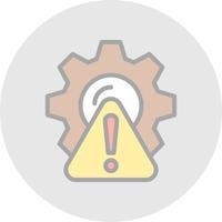 Risk Management Vector Icon Design