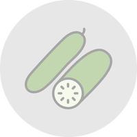 Cucumber Vector Icon Design