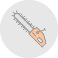 Chainsaw Vector Icon Design