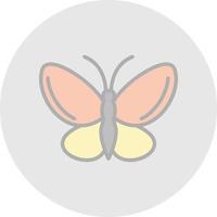 diseño de icono de vector de mariposa