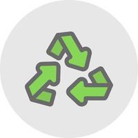 Recycle Vector Icon Design