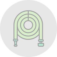 Garden Hose Vector Icon Design