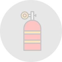 Oxygen Tank Vector Icon Design