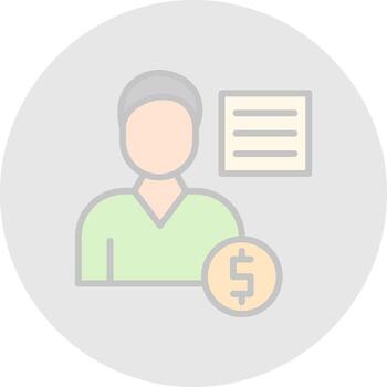 Employee Costs Vector Icon Design