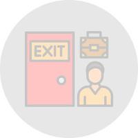 Exit Interview Vector Icon Design