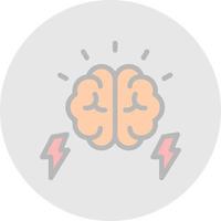 Brain Power Vector Icon Design