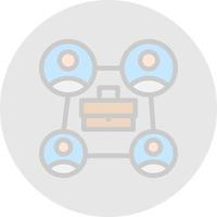 Job Rotation Vector Icon Design